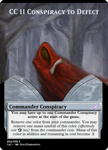 First Commander Conspiracy slide